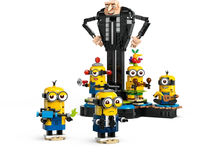 LEGO Ich - Einfach unverbesserlich 4 - Gru und die Minions aus LEGO Steinen
