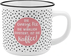 Sheepworld Kaffeebecher Die einzige Fee die wirklich existiert ist die Kaffee 350ml
