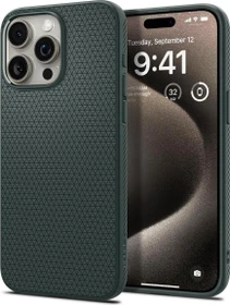Spigen Liquid Air für Apple iPhone 15 Pro Max Abyss Green