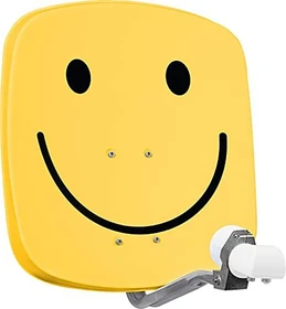 TechniSat DigiDish 45 smiley gelb inkl. Twin-LNB