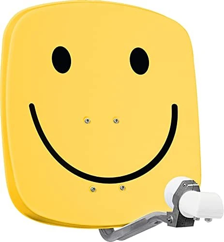TechniSat DigiDish 45 smiley gelb inkl. Twin-LNB
