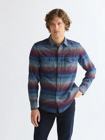 Wrangler Regular Western Hemd langarm dark americana (Herren)
