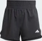 adidas Pacer Training 3-Streifen Woven High-Rise Trainingshose kurz schwarz/weiß (Damen) Vorschaubild