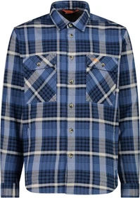 CMP Karomuster Hemd langarm olive/nero/bianco (Herren)