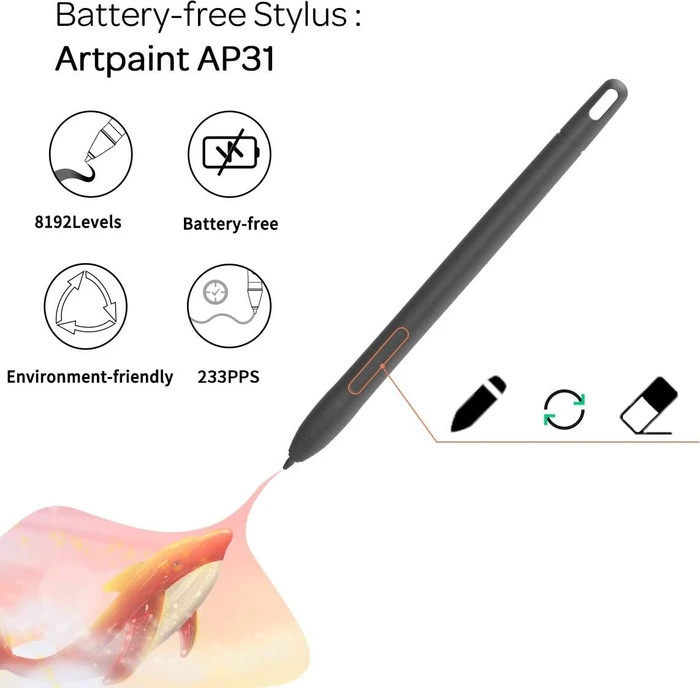 Gaomon Pen Tablet M10K 2018, schwarz