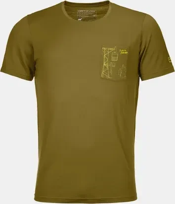 Ortovox 185 Merino Way To Powder Funktionsshirt kurzarm (Herren)