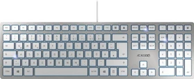 Cherry KC 6000 Slim, silber, USB, ND (JK-1600PN-1)