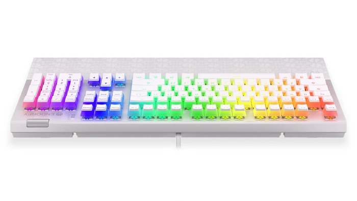Endorfy Omnis Pudding, Onyx White, Kailh BLUE, USB, US