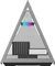 AZZA Pyramid 804V, Glasfenster Vorschaubild