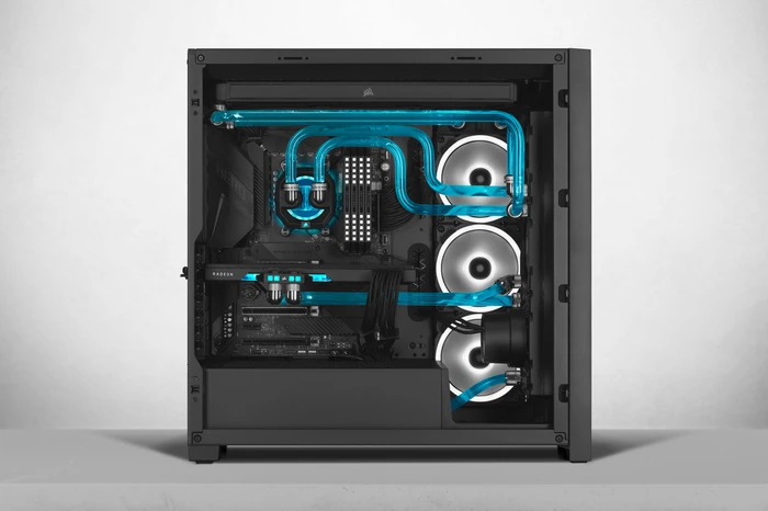 Corsair iCue 5000D RGB Hydro X, schwarz, Glasfenster