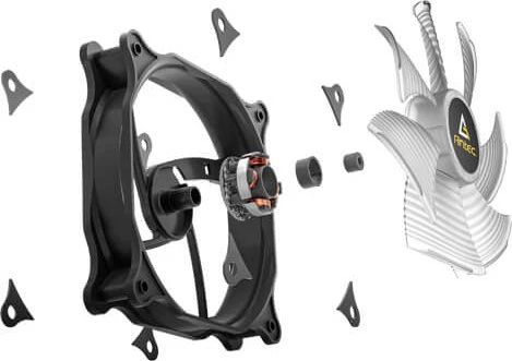 Antec F12 Racing ARGB, LED-Steuerung, 120mm, 3er-Pack
