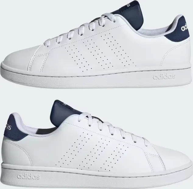 adidas Advantage cloud white/dark blue (Herren)