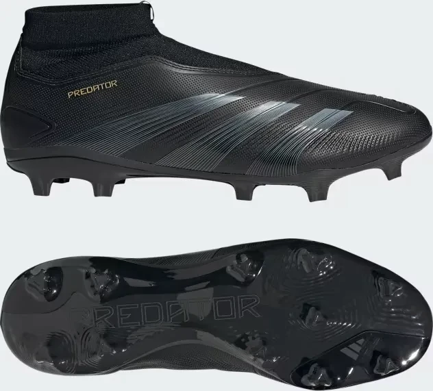 adidas Predator League Laceless FG core black/carbon/gold metallic