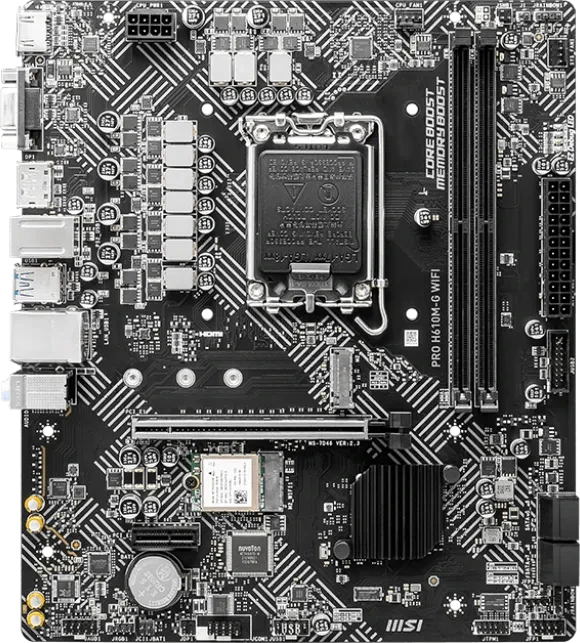 MSI PRO H610M-G WIFI (Intel 1700)
