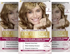 L'Oréal Excellence Creme Haarfarbe 7 mittelblond