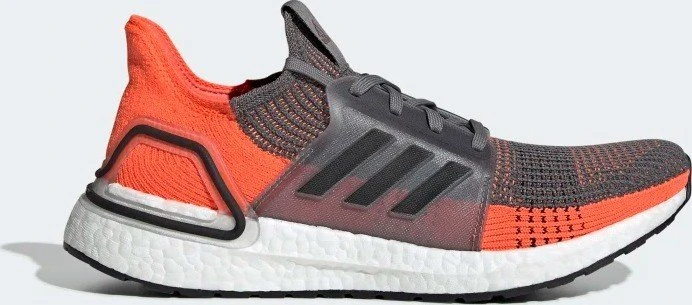 adidas Ultraboost 19 grey four/core black/hi-res coral (Herren)
