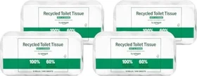 AmazonBasics ECO Toilettenpapier 3-lagig weiß, 8 Rollen