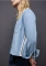Street One Melange mit Tape Hemd langarm frosted blue melange (Damen) Vorschaubild