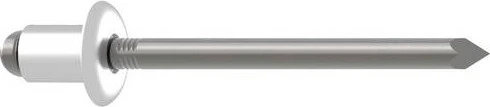 Gesipa A2 Edelstahl Flachrundkopf Blindniete 5x35mm, 100 Stück