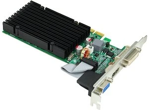 EVGA GeForce 8400 GS passiv, 512MB DDR3, VGA, DVI, HDMI