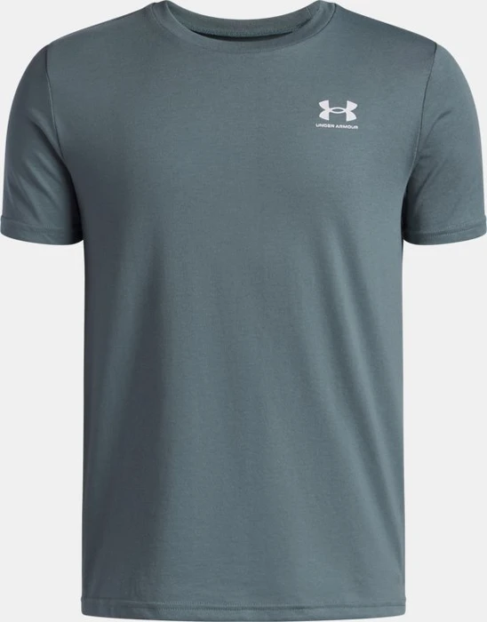 Under Armour Sportstyle Funktionsshirt kurzarm jasper blue/white (Junior)