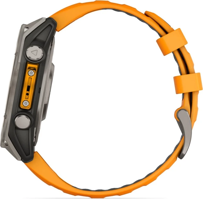 Garmin Fenix 8 47mm Sapphire titanium/spark orange