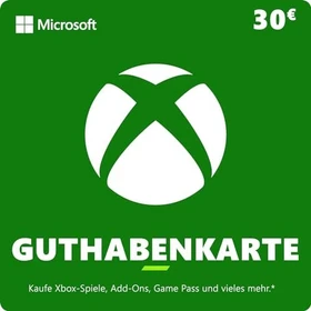 Microsoft Xbox Live Prepaid Card - 30 Euro (Download) (Xbox SX/Xbox One/Xbox 360)