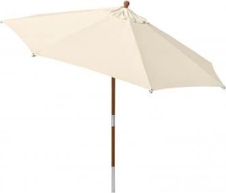 anndora Mittelmastschirm mit Knicker 300cm natural