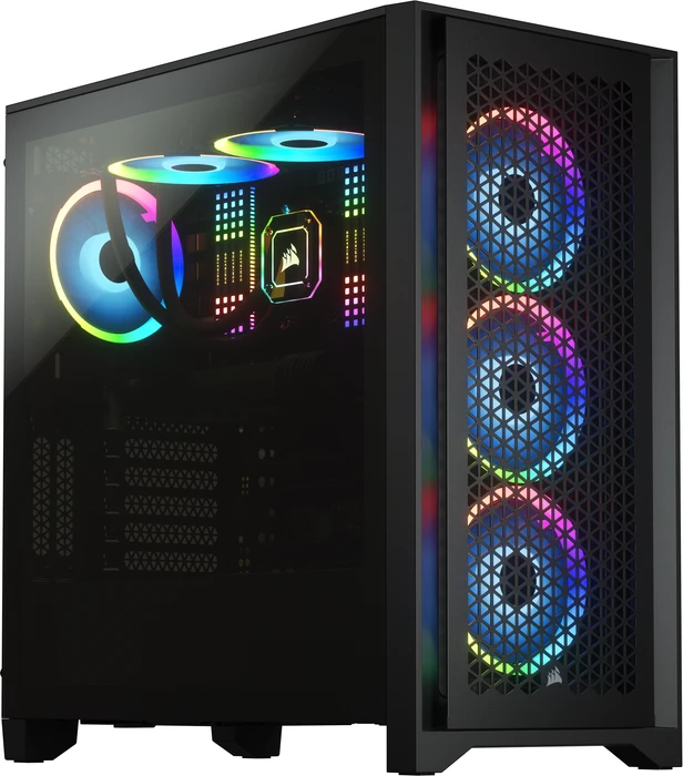 Corsair 4000D Airflow, schwarz, Glasfenster