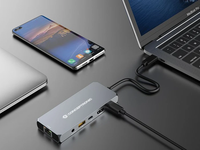 Conceptronic 6-in-1 USB4 Multiport-Adapter, USB4 [Stecker]