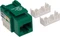 Intellinet Keystone Modul RJ-45 Buchse via Verlegekabel Cat5e, grün Vorschaubild