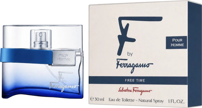 Salvatore Ferragamo F By Ferragamo Free Time Pour Homme Eau de Toilette, 30ml