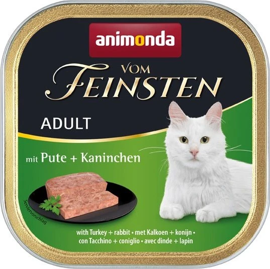 animonda Vom Feinsten Adult Pute + Kaninchen, 3.20kg (32x 100g)