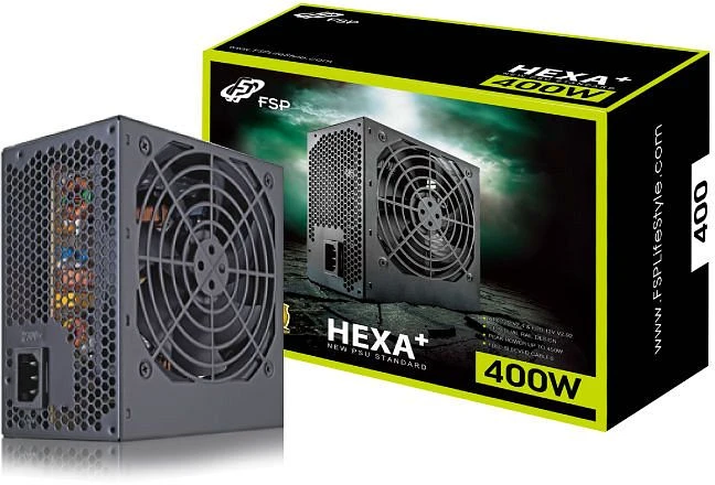 FSP Hexa+ 400W, ATX 2.4