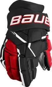 Bauer Supreme Mach Intermediate Handschuh schwarz/rot