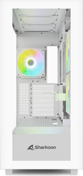 Sharkoon Rebel C60 RGB White, Glasfenster