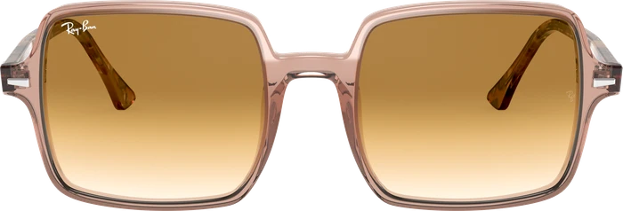 Ray-Ban RB1973 Square II 53mm transparent brown-brown havana/light brown gradient (Damen)