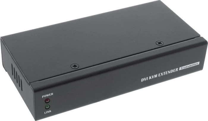 InLine DVI/USB/Audio KVM Extender, Verlängerung über UTP, bis 50m