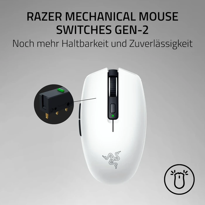 Razer Orochi V2 HyperSpeed (2026), White Edition, USB/Bluetooth