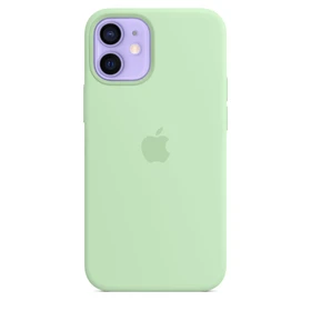 Apple Silikon Case mit MagSafe für iPhone 12 Mini Pistazie