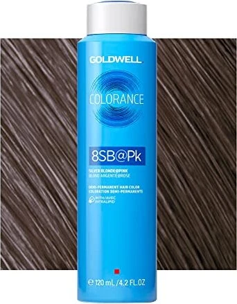 Goldwell Colorance Cover Plus temporäre Haarfarbe 8SB PK silver blonde pink, 120ml
