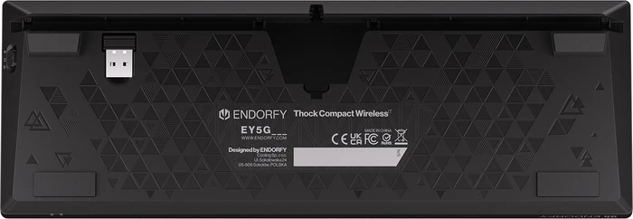 Endorfy Thock Compact Wireless Red, LEDs RGB, hot-swap, Kailh Box RED, USB/Bluetooth, IT