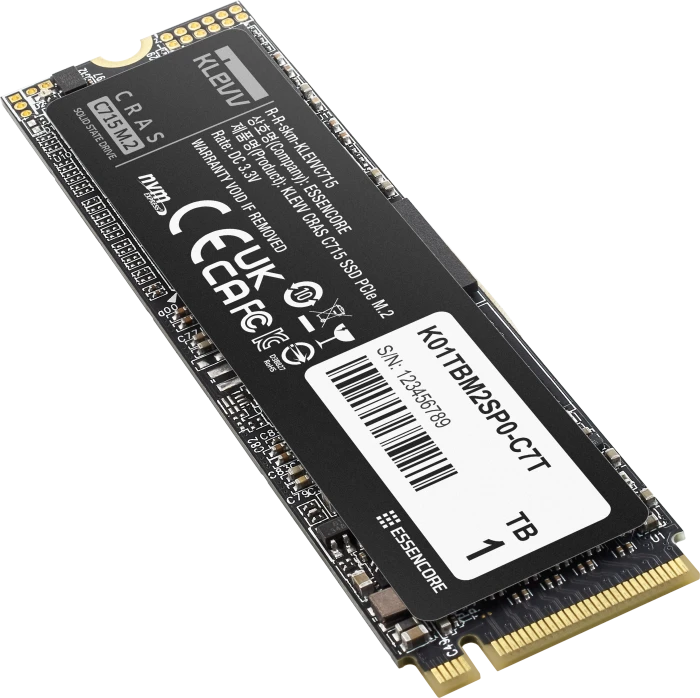 Klevv Cras C715 1TB, M.2 2280 / M-Key / PCIe 3.0 x4