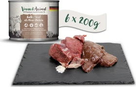 Venandi Animal Kalb als Monoprotein, 1.20kg (6x 200g)
