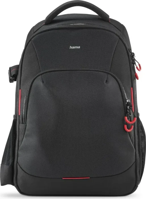 Hama Ohio 190 Kamera-Rucksack Schwarz/Rot