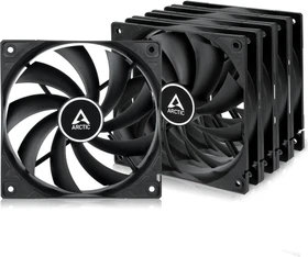 ARCTIC F12 PWM schwarz, 120mm, 5er-Pack