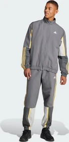 adidas Sportswear Colorblock 3-Streifen Trainingsanzug grey five (Herren)