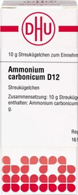 Ammonium Carbonicum D12 Globuli, 10g