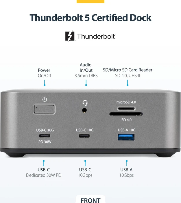 StarTech Universal Docking Station, Thunderbolt 5 [Buchse]