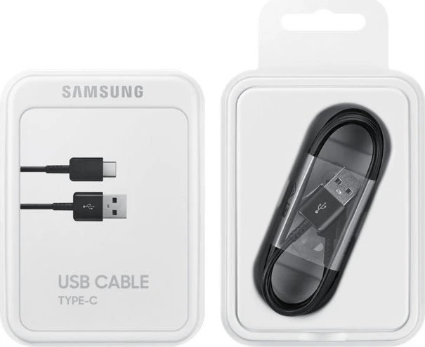 Samsung EP-DG930 Adapterkabel, USB-C [Stecker] auf USB-A [Stecker], schwarz, 1.5m